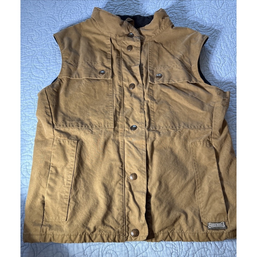 Driza-Bone Women's Size Small Brown Vest Corduroy Collar Australia